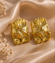Molten Gold Statement Studs