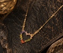 Rainbow Heart Necklace