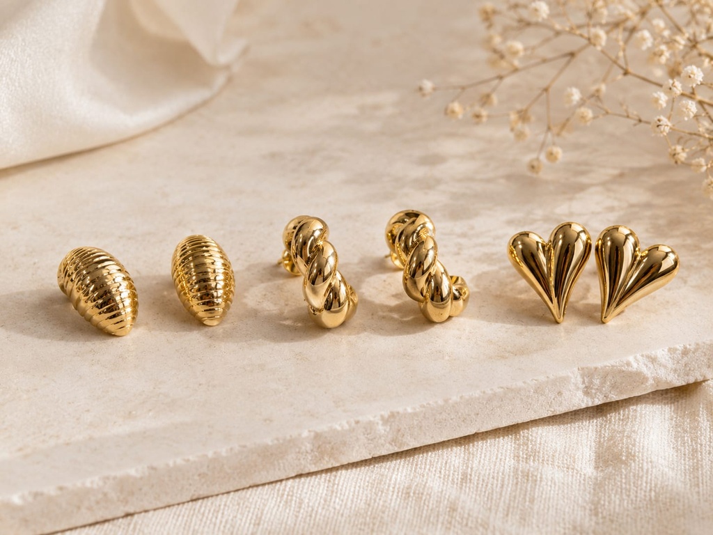 Golden Muse Stud Set (Pack of 3)