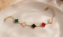 Clover enamel bracelet